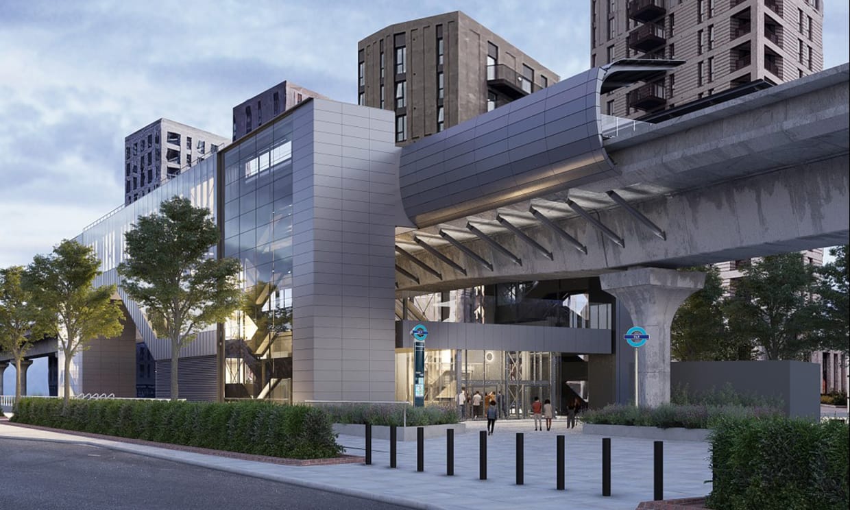 Artist's impression of the revamped station