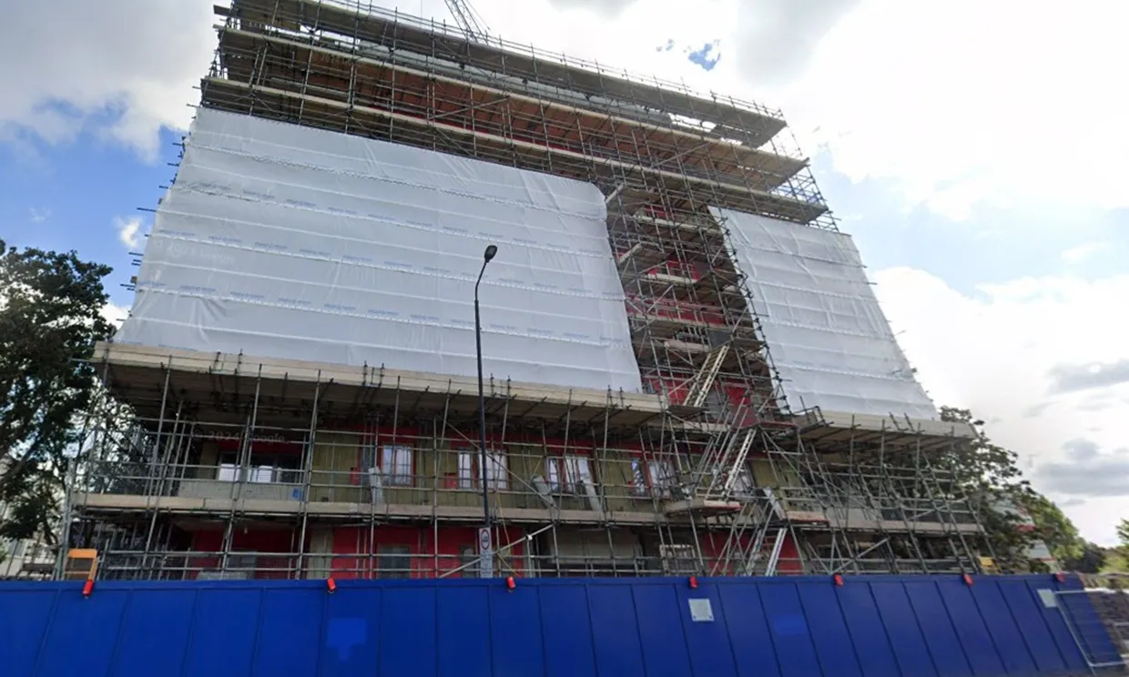 The new Greenhill Centre development under construction in September 2024.